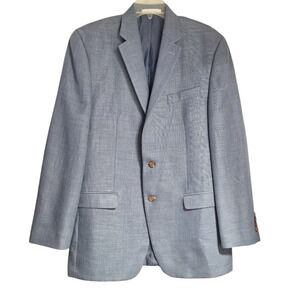 Lauren Ralph Lauren Men 42L Blue Notched Collar Two-Button‎ Blazer Sportcoat